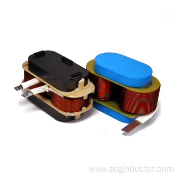 High current magnetic ring inductor